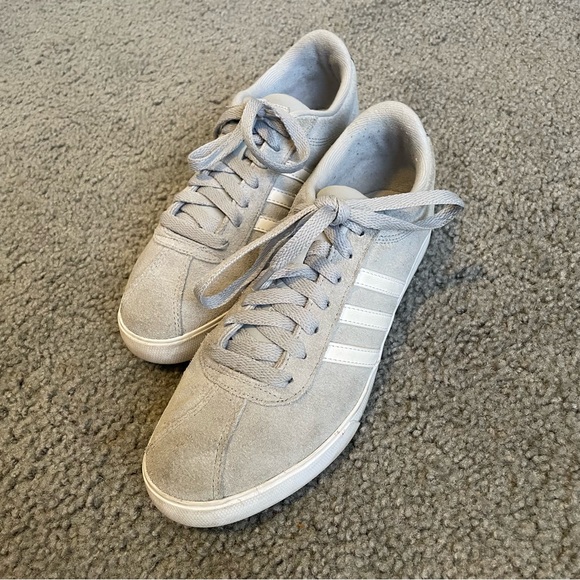 adidas Shoes - Adidas Neo Sneaker with Comfort Footbed in Suede Gray